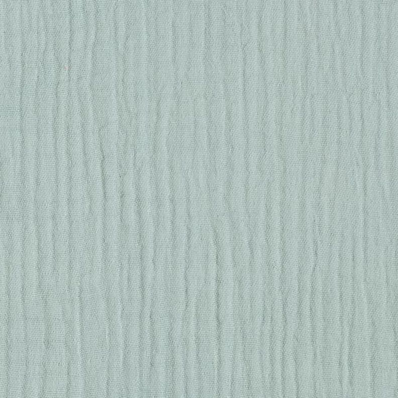 GOTS Muselina de algodón de tres capas – verde pastel,  image number 3