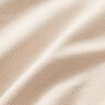 Tejido para puños con rayas estrechas – beige/blanco lana,  thumbnail number 2