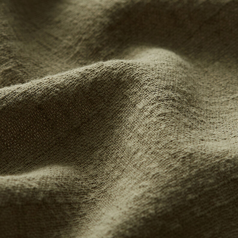 Tela de algodón Apariencia de lino – oliva,  image number 2