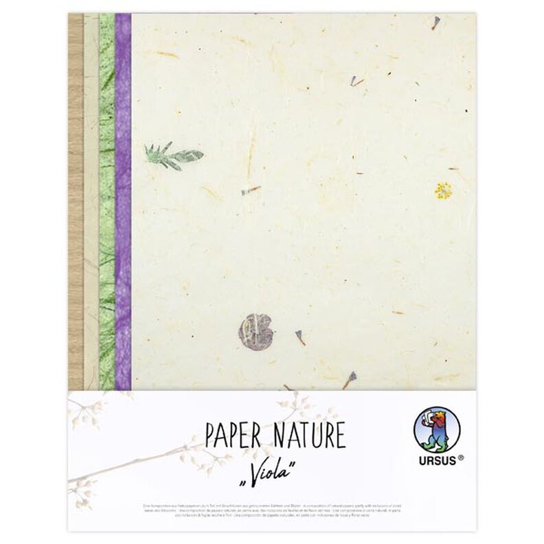 Conjunto de papel natural  "Paper Nature Viola",  image number 2