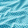 Tela de algodón a cuadros – turquesa claro,  thumbnail number 2