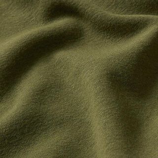 Polar alpino Tela de sudadera suave Uni – oliva oscuro, 