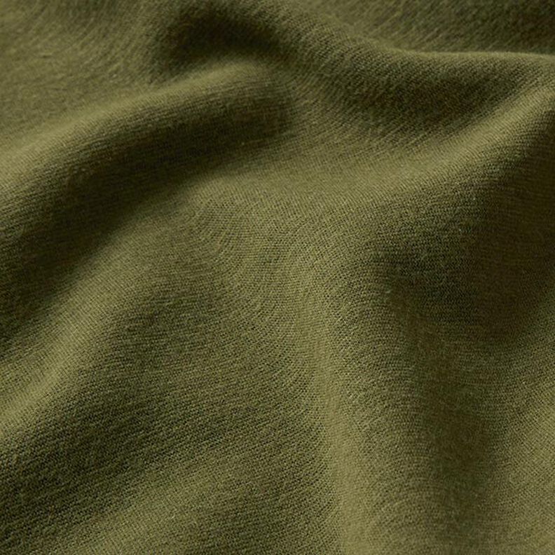 Polar alpino Tela de sudadera suave Uni – oliva oscuro,  image number 3