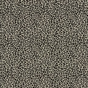 Tela de jersey de algodón Mini estampado de leopardo – greige/negro, 