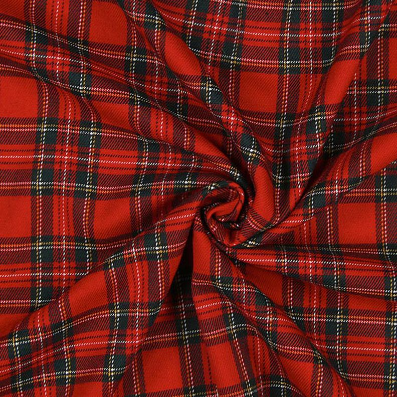 Tela escocesa Tartán cuadro pequeño – rojo,  image number 2