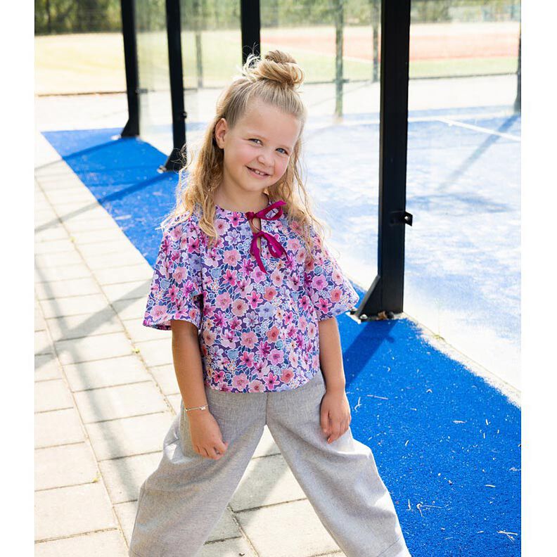 Popelina de algod&oacute;n Flores | Poppy Fabrics &ndash; azul negro,  image number 6