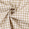 Tela de algodón Vichy - 0,5 cm – marrón claro,  thumbnail number 2