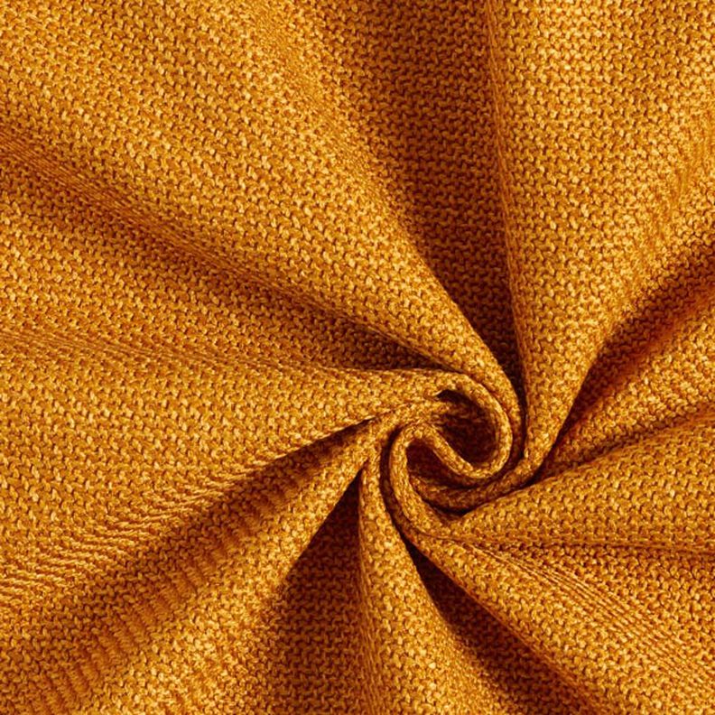 Tela de tapicería Sarga cruzada gruesa Bjorn – amarillo curry,  image number 1