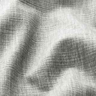 Tela de tapicería Estilo terciopelo suave en red – gris claro, 