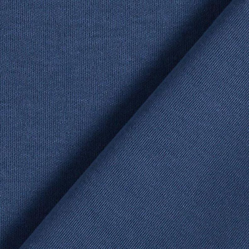 GOTS Tela de jersey Interlock Uni – azul marino,  image number 3