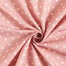 Popelín de algodón orgánico corazones esparcidos – rosa antiguo,  thumbnail number 3