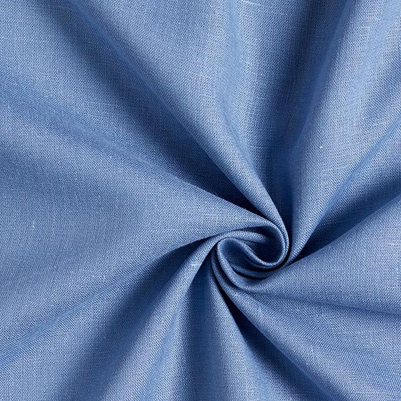Tela de lino – azul metálico,  image number 1