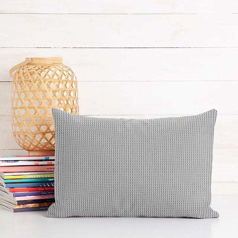 Piqué tipo gofre – gris claro,  image number 8