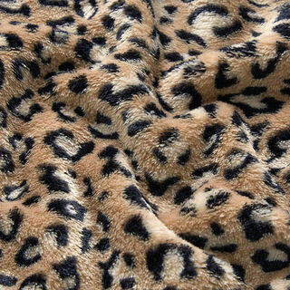 Polar suave Estampado leopardo – marrón medio, 