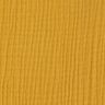 GOTS Muselina de algodón de tres capas – amarillo curry,  thumbnail number 4