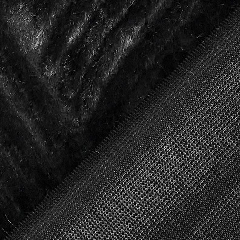 Piel sintética Líneas onduladas – negro,  image number 4