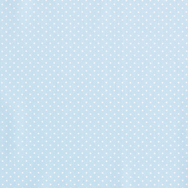 Popelina de algodón puntos pequeños – azul claro/blanco,  image number 1
