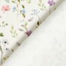 Jersey canelado Prado de flores de acuarela &ndash; marfil,  thumbnail number 4