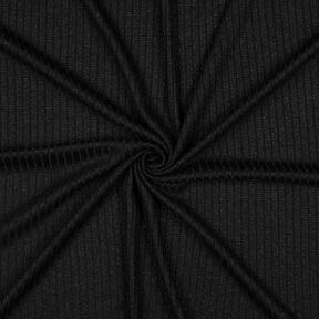 Punto canelado Lúrex – negro, 