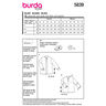 Plus-Size Blusa | Burda 5839 | 44-54,  thumbnail number 9