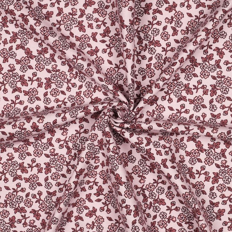 Franela de algodón Florecillas | Poppy Fabrics – rosado/malva,  image number 3