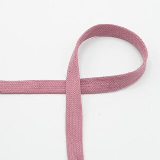 Cordón plano Sudadera Algodón [15 mm] – rosa viejo oscuro, 