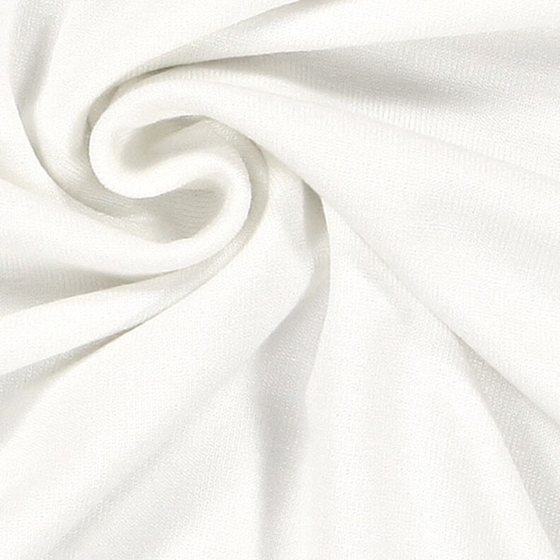Tela de jersey de viscosa Mediana – blanco lana,  image number 2