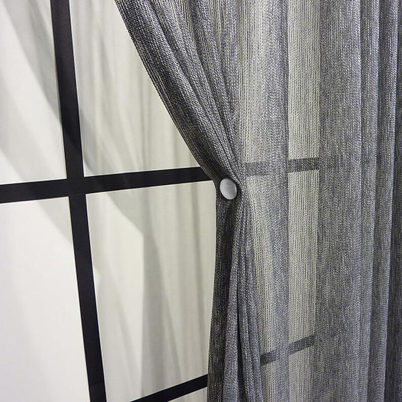 Imán decorativo para cortinas [Ø32mm] – plateado metálica | Gerster,  image number 2