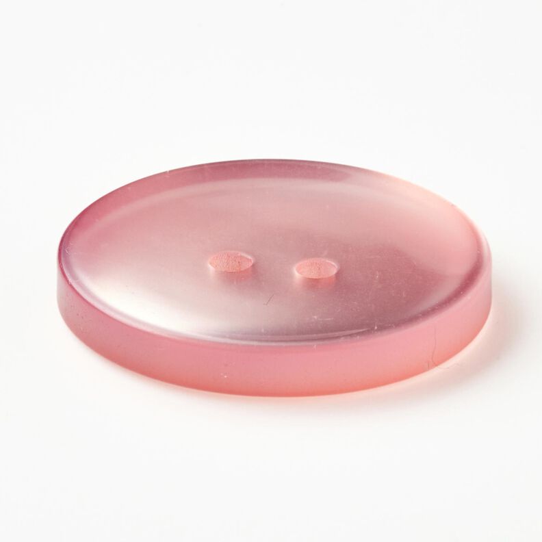 Botón de 2 agujeros brillante [Ø 25 mm] – rosa,  image number 2