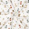 Muselina/doble arruga Animales del bosque Impresión digital | Poppy Fabrics – blanco/terracotta,  thumbnail number 3