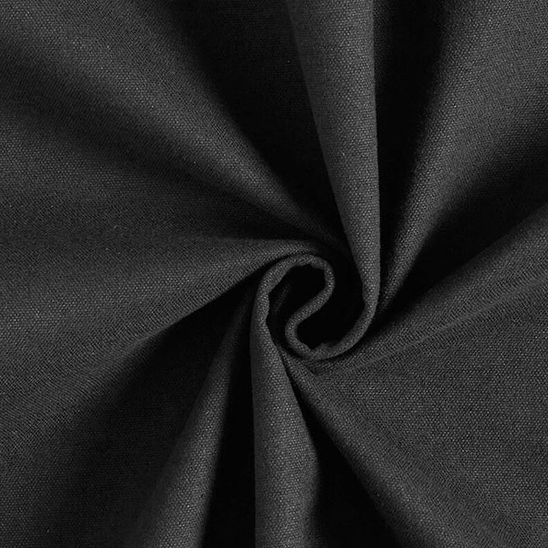 Tela de tapicería fina melange – negro,  image number 1