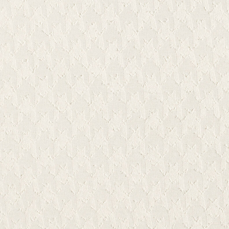 Jacquard Dobby pata de gallo – blanco lana,  image number 1