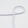 Cordón plano Sudadera Lúrex [8 mm] – blanco/lila,  thumbnail number 1