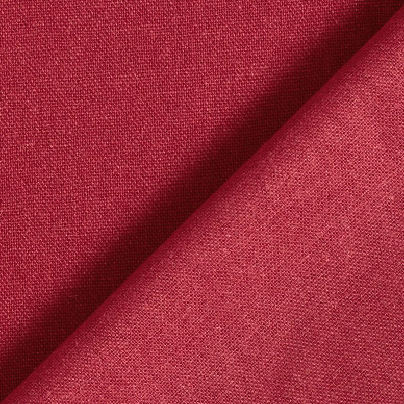 Linho puro pesado Uni &ndash; rojo oscuro,  image number 3