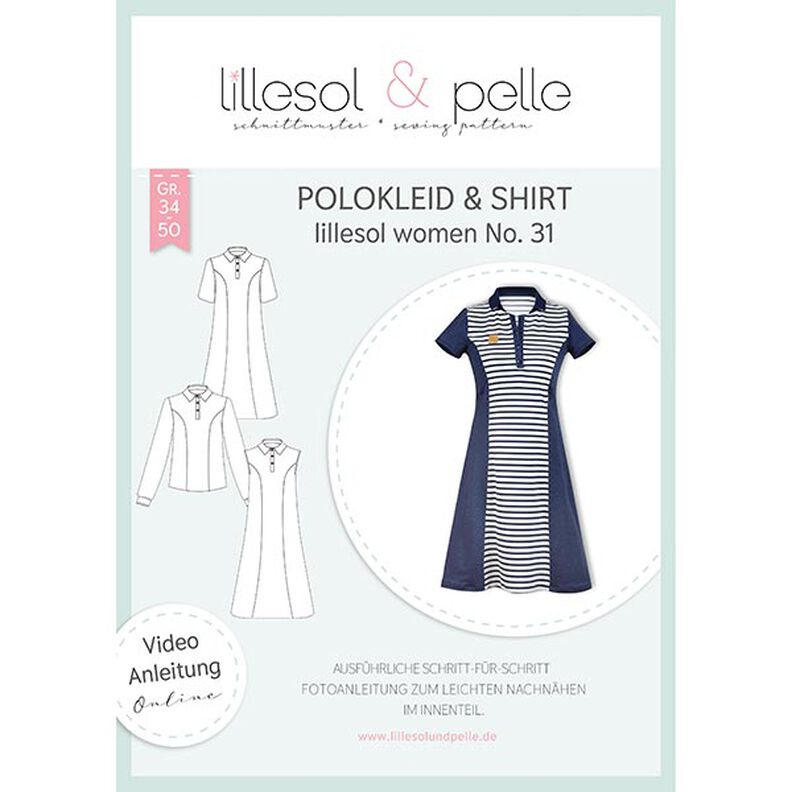 Vestido y camisa de polo, Lillesol & Pelle No. 31 | 34 – 50,  image number 1
