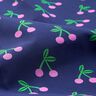 Algod&oacute;n revestido Bonitas cerezas &ndash; azul marino,  thumbnail number 2