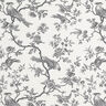 Tela de algodón Cretona Pájaro – gris pizarra/blanco lana,  thumbnail number 1