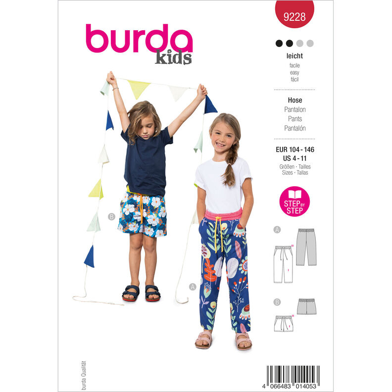Pantalones | Burda 9228 | 104-146,  image number 1