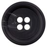 Botón de poliéster 4 agujeros – negro/blanco,  thumbnail number 1