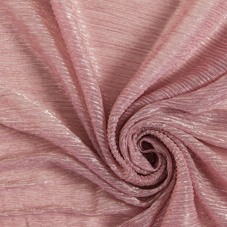 Plisado con rayas transparentes y purpurina – rosa,  image number 3