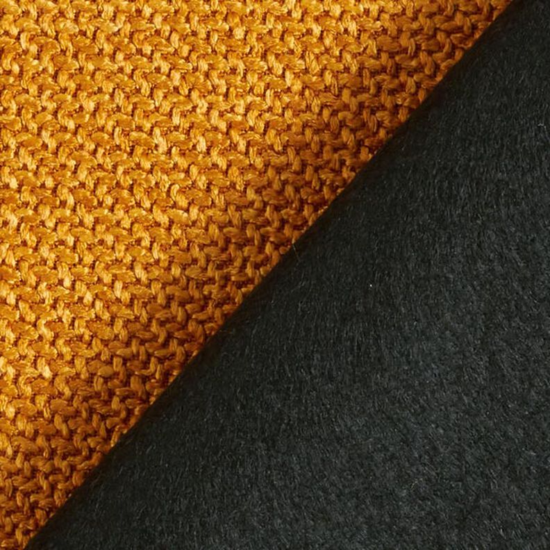 Tela de tapicería Sarga cruzada gruesa Bjorn – amarillo curry,  image number 4