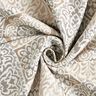 Tela decorativa Jacquard Azulejos elegantes – anémona/beige claro,  thumbnail number 3