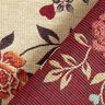 Tela decorativa Tapiz Zarcillos de rosas – beige claro/rojo,  thumbnail number 4