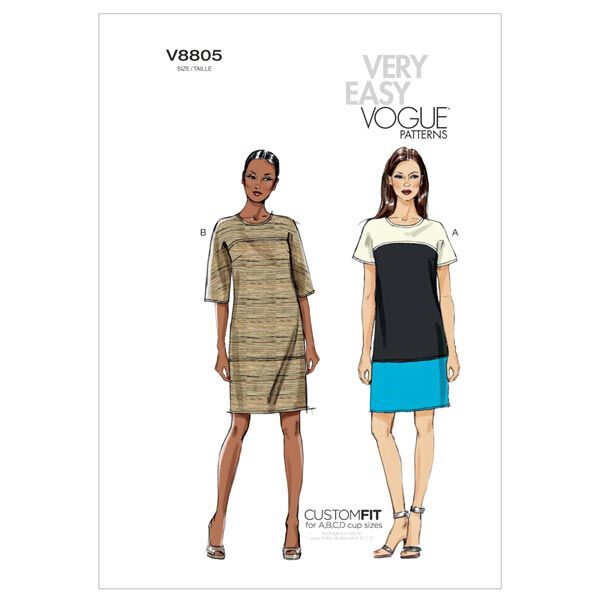 Vestido, Vogue 8805 | 34 - 42,  image number 1
