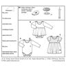 Vestido de bebé | Body, Burda 9347 | 62 - 92,  thumbnail number 8