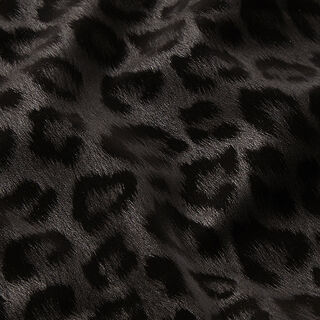 Softshell estampado de leopardo – negro, 