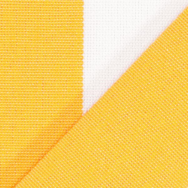 Tela de toldo a rayas – blanco/amarillo,  image number 3