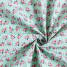 Tela de algodón Cretona Rosas pequeñas – verde menta,  thumbnail number 4