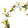 Decoración Guirnalda Floral con bayas [Ø 10 cm/ 16 cm] – blanco/verde,  thumbnail number 2