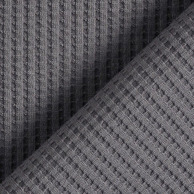 Jersey de algodón con relieves Uni – gris,  image number 3